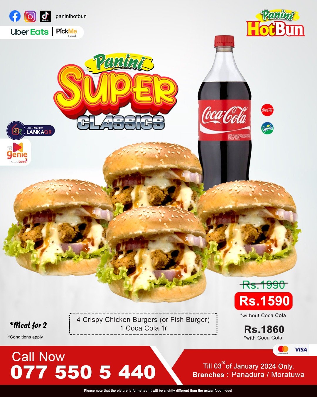 Panini Super Classic with Coke