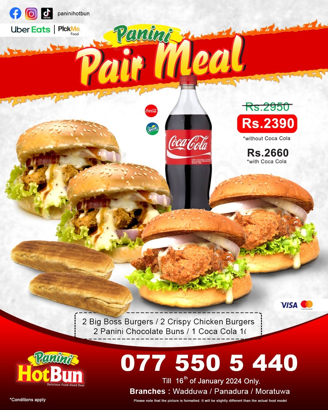 Panini Pair Meal with Coke